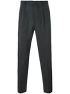 Dondup - Pleat Detailing Tailored Trousers - Men - Cotton/spandex/elastane/virgin Wool - 31, Grey, Cotton/spandex/elastane/virgin Wool