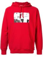 Supreme Classic Ad Hooded Sweatshirt - Red