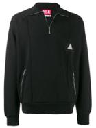 Diesel Red Tag Gr02-j302 Zipped Sweatshirt - Black