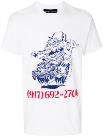 Call Me 917 Printed T-shirt - White