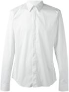 Givenchy Classic Long Sleeve Shirt, Men's, Size: 42, White, Cotton/polyamide/spandex/elastane