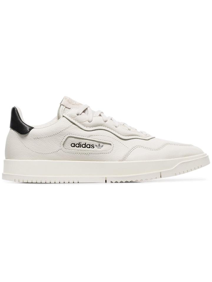Adidas White Super Court Leather Low-top Sneakers - Neutrals