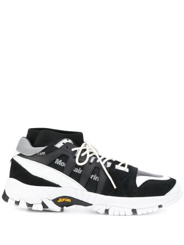 White Mountaineering Vibram Sole Knitted Sneakers - Black