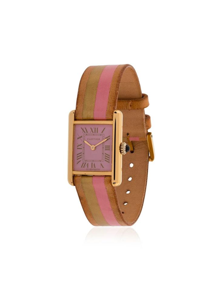 La Californienne Pink, Yellow And Brown Cartier Flamingo Gilt Sunset