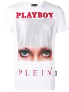 Philipp Plein X Playboy Printed Crystal T-shirt - White