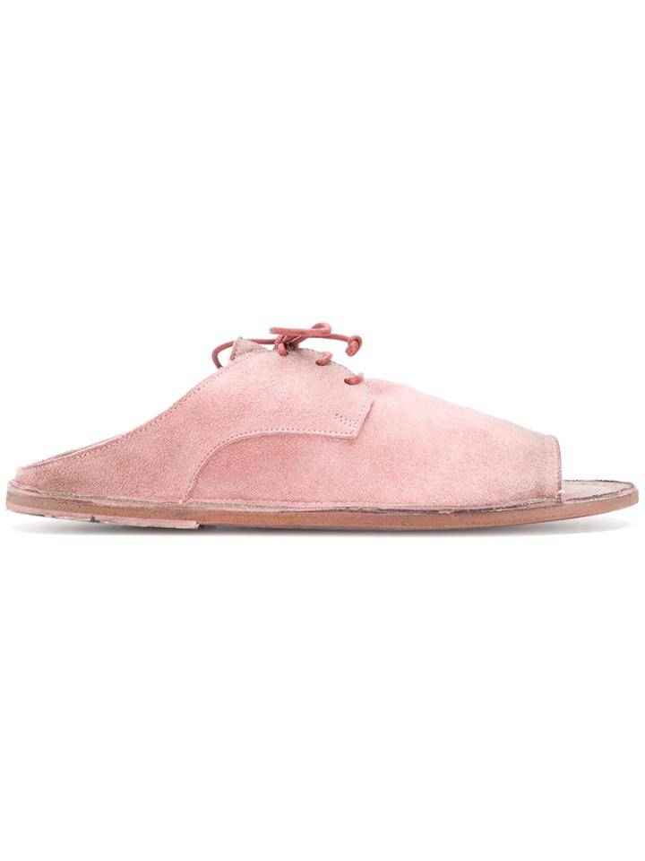 Marsèll Slip On Lace-up Sandals - Pink & Purple