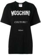 Moschino Oversized Logo T-shirt - Black