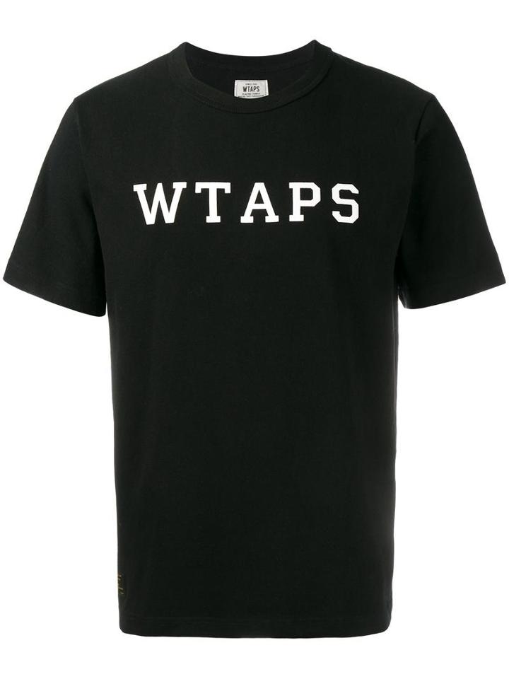 Wtaps 'design' T-shirt, Men's, Size: Medium, Black, Cotton