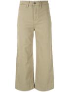 Grlfrnd Campbell Cropped Trousers - Green