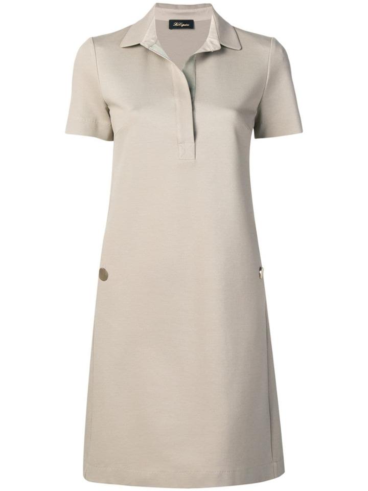 Les Copains Polo Top Dress - Neutrals
