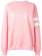 Gcds Logo Print Sweatshirt, Women's, Size: Small, Pink/purple, Cotton
