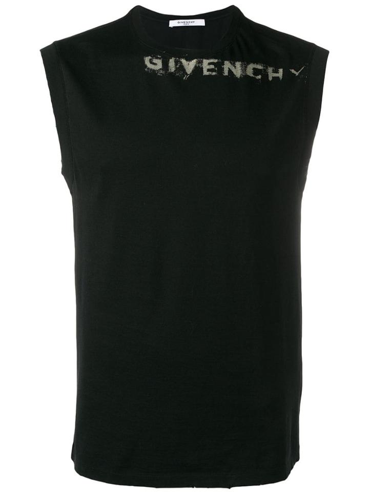 Givenchy Printed Tank Top - Black