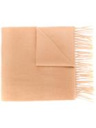 N.peal Woven Cashmere Scarf - Neutrals