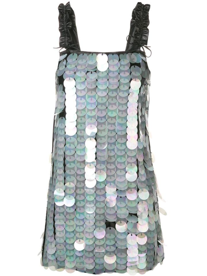 Drome Paillette-embellished Dress - Black