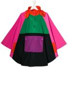 Stella Mccartney Kids Colour Block Rain Jacket - Pink