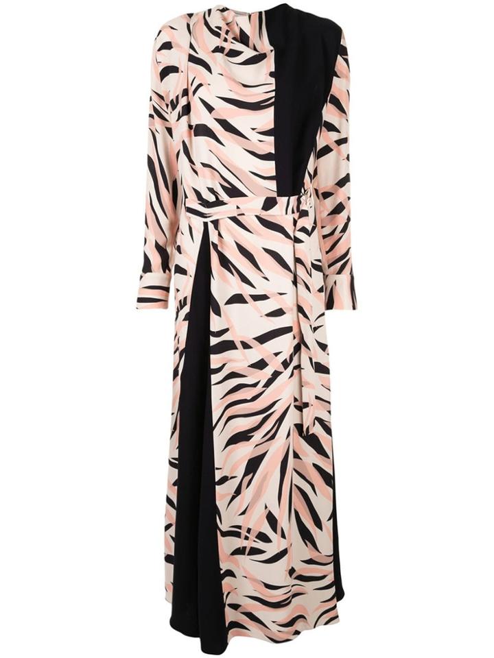 Layeur Long Printed Dress - Multicolour