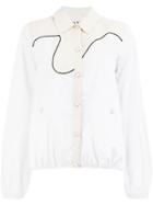 Aalto Wave Panel Blouse - White