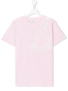 Gaelle Paris Kids Lace Embellished Top - Pink & Purple