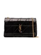 Saint Laurent Black Jamie Pvc And Leather Shoulder Bag