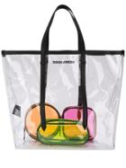 Dsquared2 Transparent Logo Tote - White