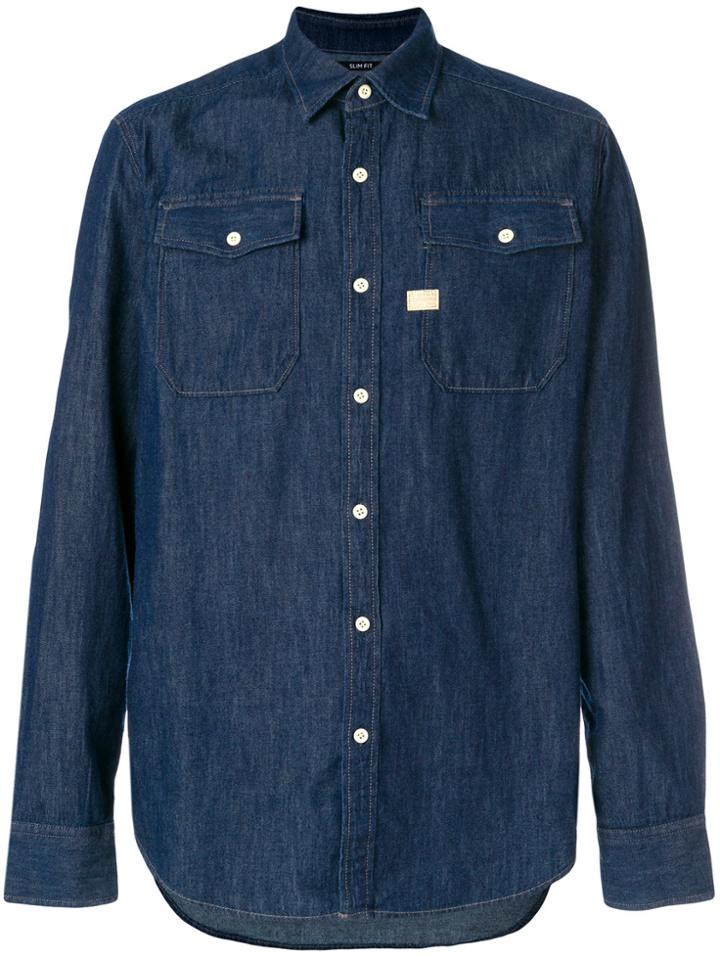 G-star Pocket Denim Shirt - Blue