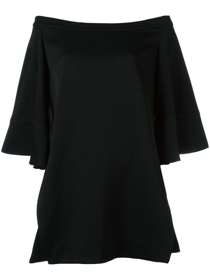 Ellery Off The Shoulder Top, Women's, Size: 10, Black, Acetate/polyester