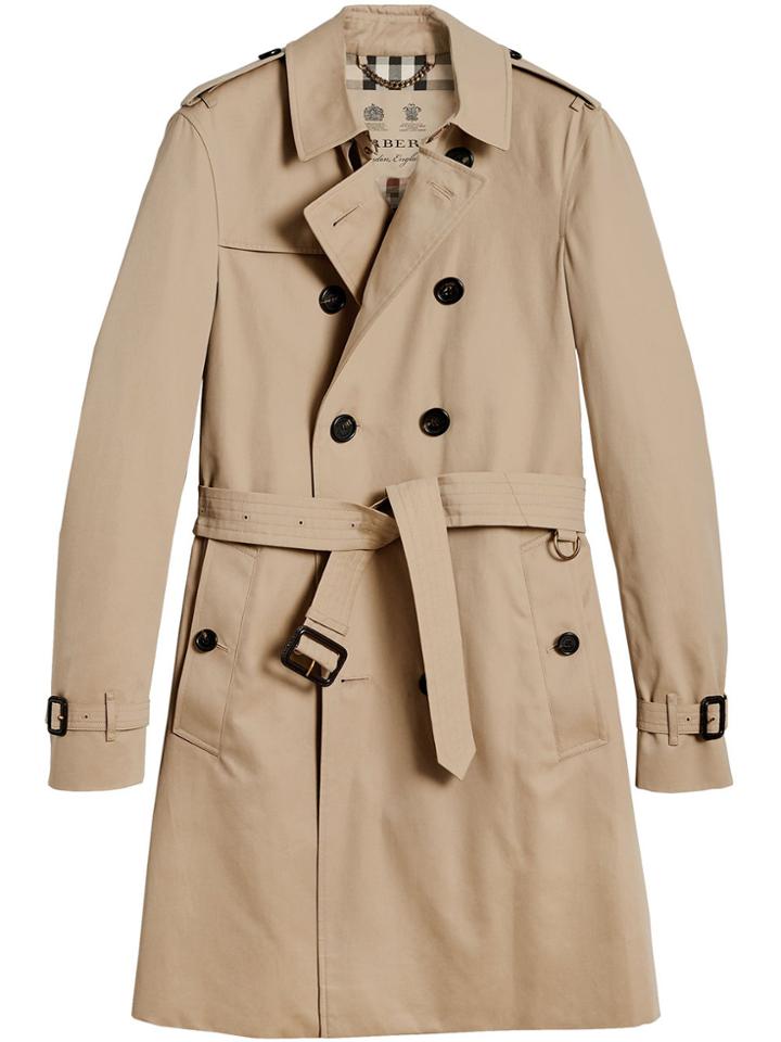 Burberry The Chelsea - Long Trench Coat - Nude & Neutrals