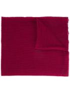 Faliero Sarti 'poseidon' Scarf, Women's, Red, Cashmere/silk