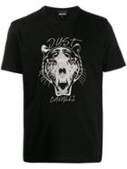 Just Cavalli Tiger-print T-shirt - Black