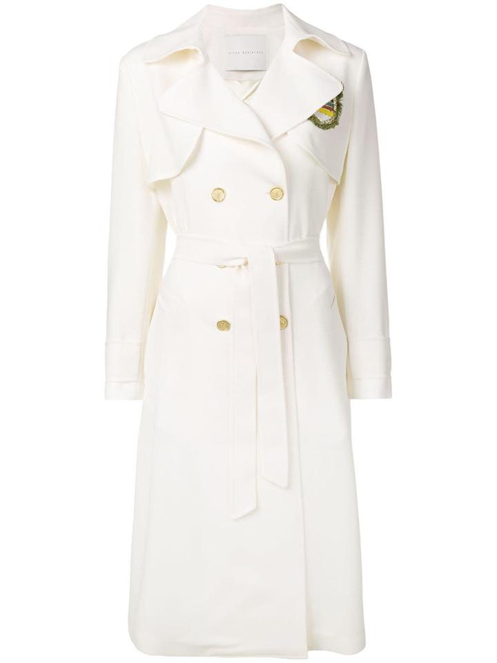 Giada Benincasa Emblem Coat - White