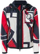Moncler Printed Hooded Jacket - Blue