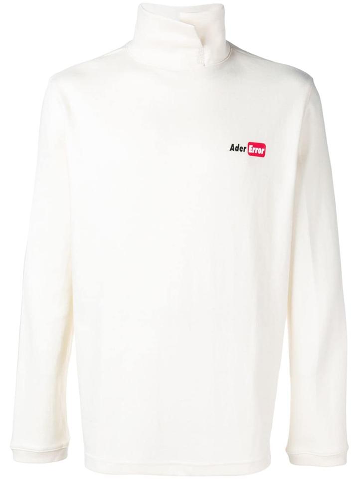 Ader Error Stand-up Collar Jumper - White