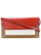 Marni Trunk Side Gusset Wallet - Red