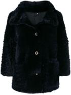Desa 1972 Short Fur Coat - Blue
