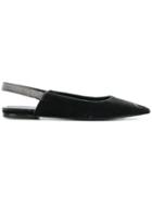 Fabiana Filippi Bead Embellished Sling-back Pumps - Grey