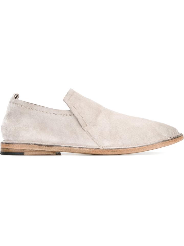 Marsèll Distressed Loafers - Nude & Neutrals