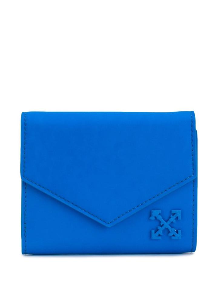 Off-white Envelope Arrow Logo Wallet - Blue