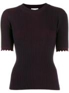 See By Chloé Round Neck Jumper - Blue