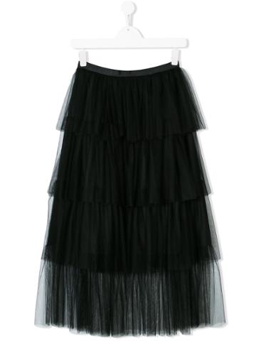 Nunzia Corinna Layered Tutu Skirt - Black
