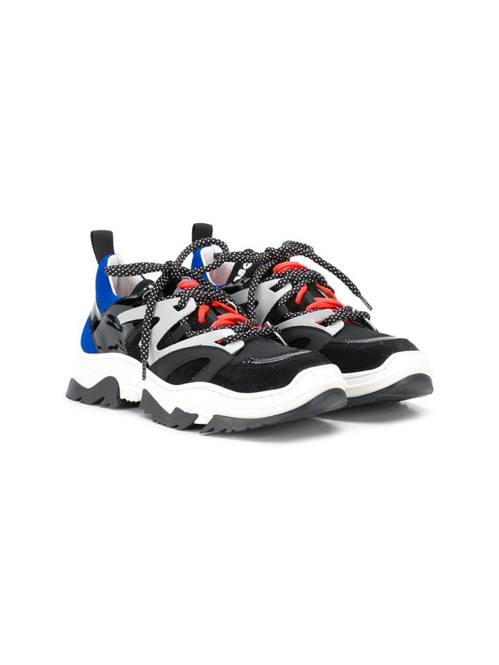 Dsquared2 Kids Teen Low-top Lace-up Sneakers - Black