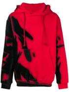 Maison Margiela Spray Paint Hoodie - Red