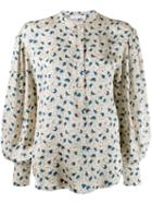 Chloé Printed Buttoned Blouse - Neutrals