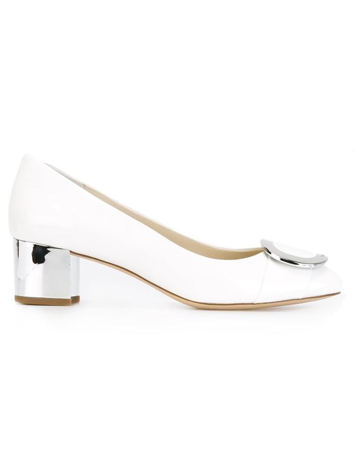 Michael Michael Kors Logo Plaque Pumps