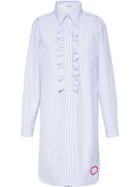 Miu Miu Poplin Chemisier Dress - Blue