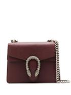 Gucci Dionysus Logo Plaque Shoulder Bag - Red