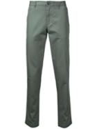 Lacoste - Slim-fit Chino Trousers - Men - Cotton - 30, Green, Cotton