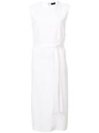 Joseph - Belted Midi Dress - Women - Viscose - 38, White, Viscose