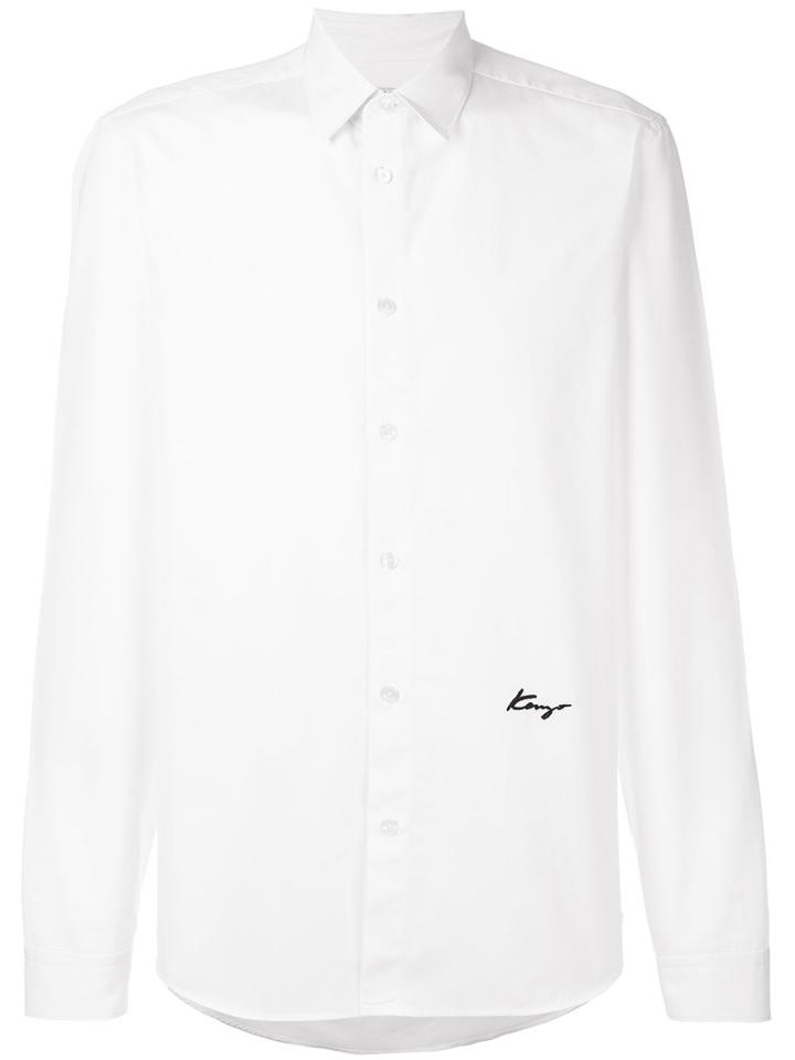 Kenzo - Kenzo Signature Shirt - Men - Cotton/polyester - 42, White, Cotton/polyester