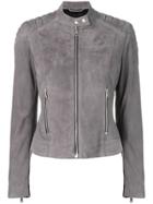 Belstaff Mollison Leather Jacket - Grey