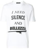 Dolce & Gabbana Silence And Bellezza T-shirt - White